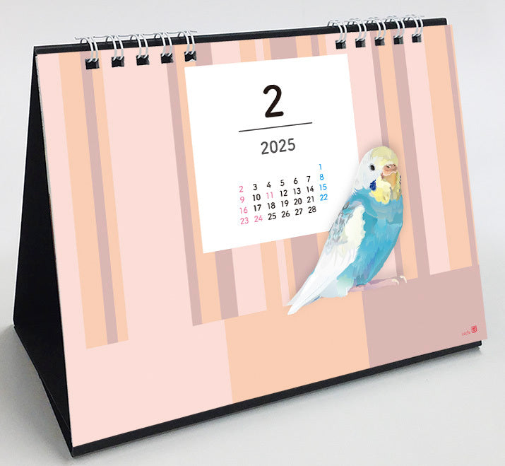 2025 Beautiful Birds Desk Calendar