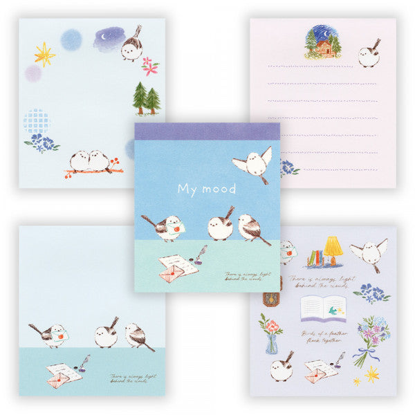 Long-tailed Tit Memo Pad