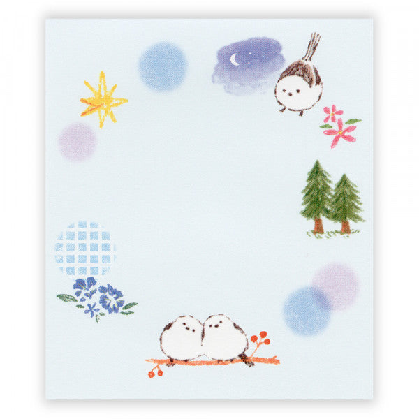 Long-tailed Tit Memo Pad