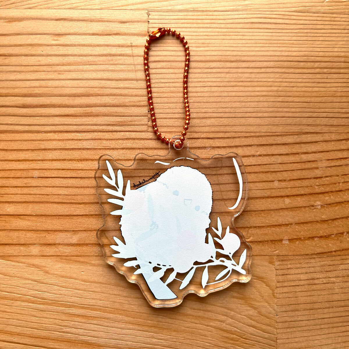 (Made-to-order requests are currently closed. Please wait until we reopen.) Made-to-Order Long-tailed Tit Acrylic Key Holder