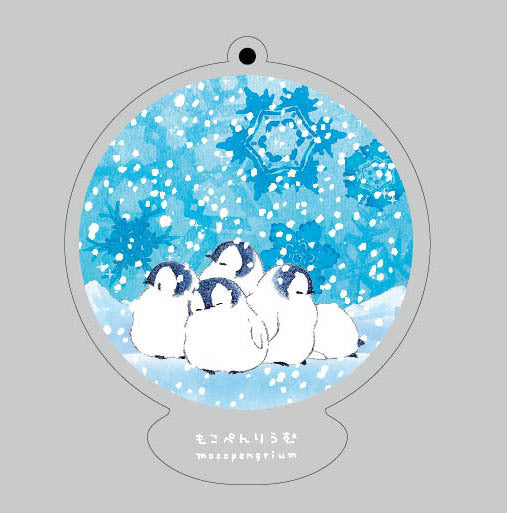 (Made-to-order requests are currently closed. Please wait until we reopen.) Made-to-Order Penguin Acrylic Key Holder  L size