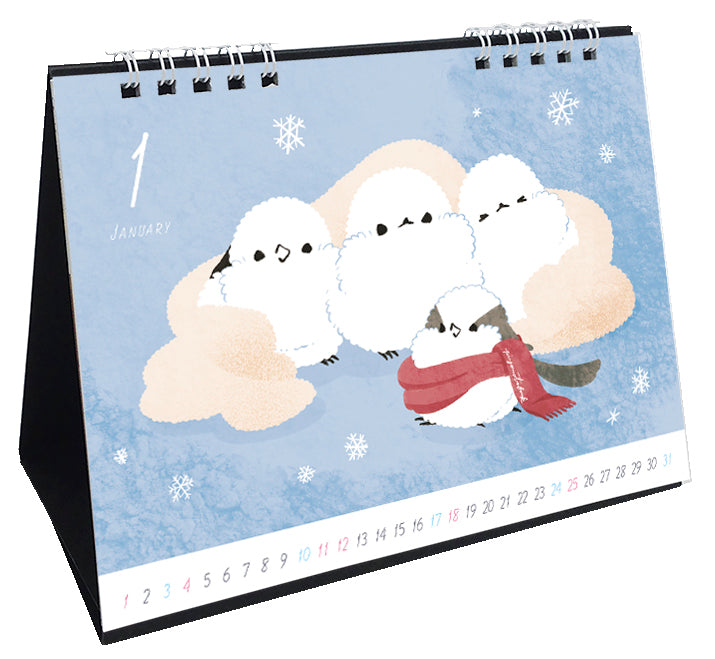 "Pre-order" 2026 Long-tailed Tit Desk Calendar