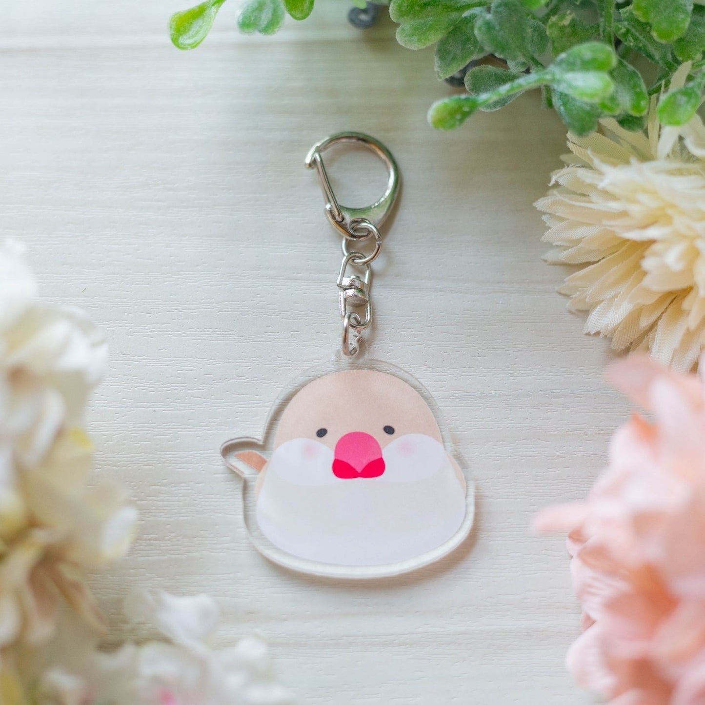 (Made-to-order requests are currently closed. Please wait until we reopen.) Made-to-Order Java Sparrow Acrylic Key Holder