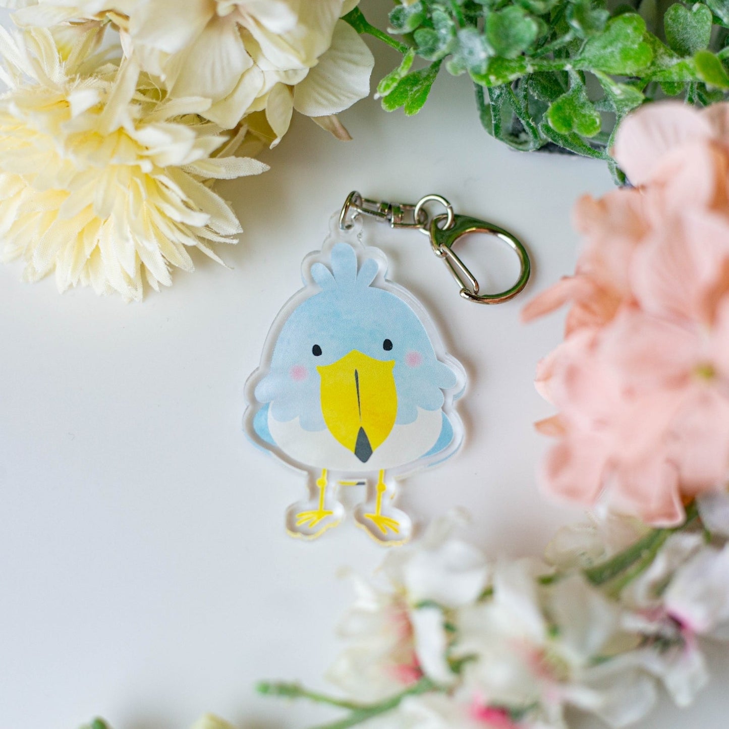 (Made-to-order requests are currently closed. Please wait until we reopen.) Made-to-Order Shoebill Acrylic Key Holder