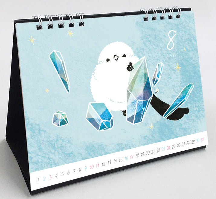 (PRE-ORDER) 2025 Long-tailed Tit Desk Calendar