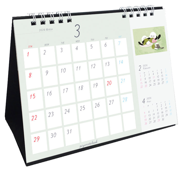 "Pre-order" 2026 Long-tailed Tit Desk Calendar