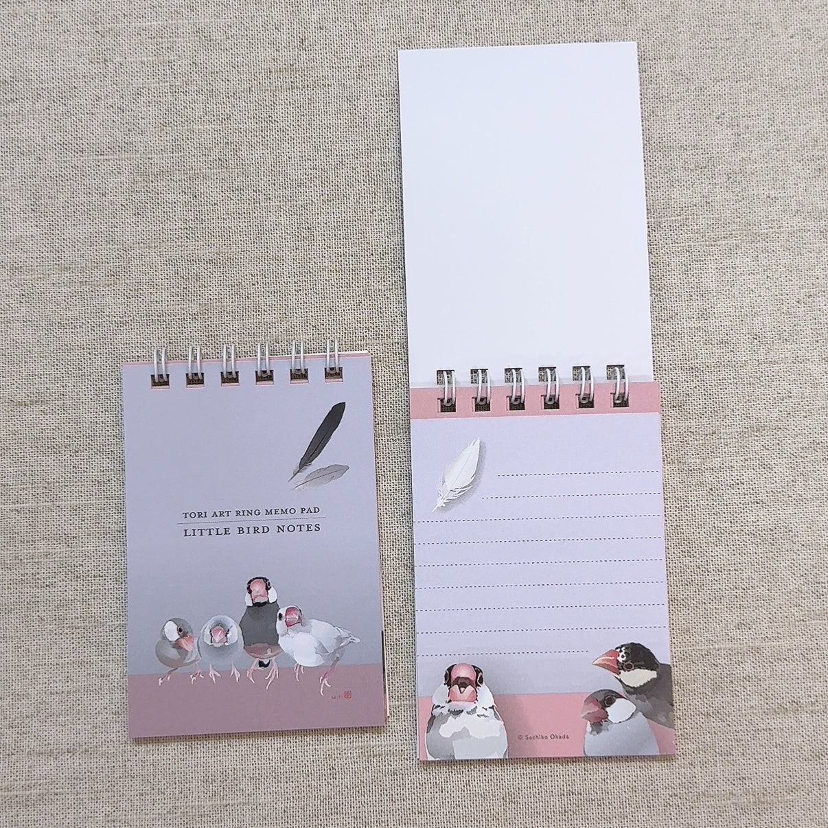 Java Sparrow Mini Memo Pad