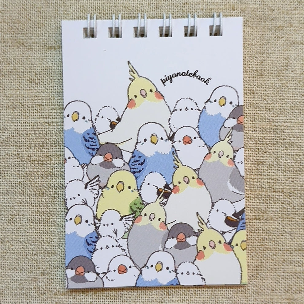 Long-tailed Tit Budgie Java Sparrow Cockatiel Mini Memo Pad