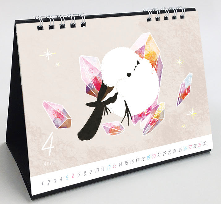 (PRE-ORDER) 2025 Long-tailed Tit Desk Calendar