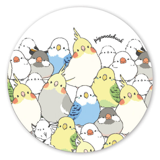Made-to-Order Long-tailed Tit Budgie Cockatiel Java Sparrow Acrylic Coaster – Order by Nov. 19, 2025/ Estimated Shipping Date: Mid Dec. 2025
