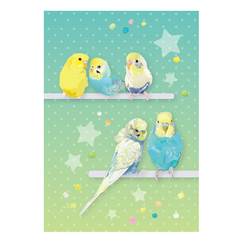 Budgie Mini Memo Pad