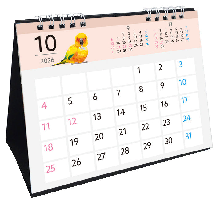 2026 Beautiful Birds Desk Calendar