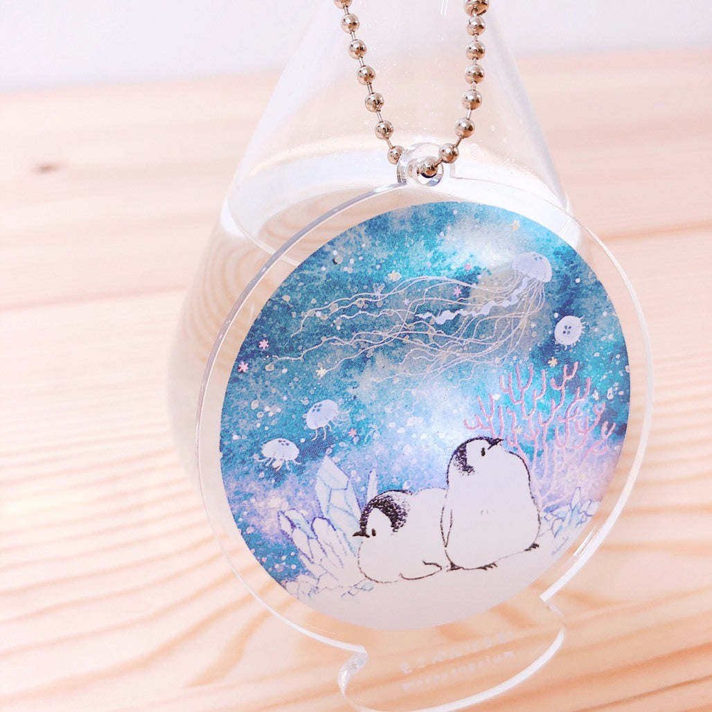 (Made-to-order requests are currently closed. Please wait until we reopen.) Made-to-Order Penguin Acrylic Key Holder