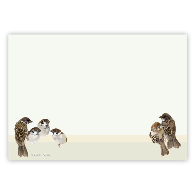 Sparrow Memo Pad