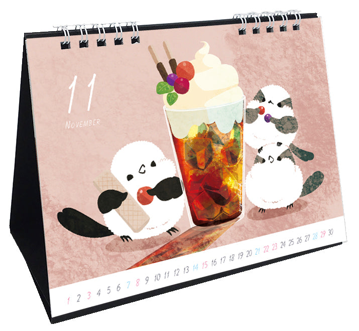 "Pre-order" 2026 Long-tailed Tit Desk Calendar