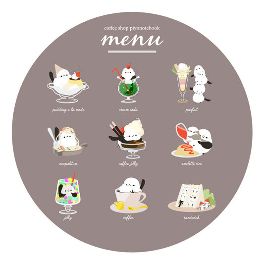 Made-to-Order Long-tailed Tit Acrylic Coaster – Order by Nov. 19, 2025/ Estimated Shipping Date: Mid Dec. 2025