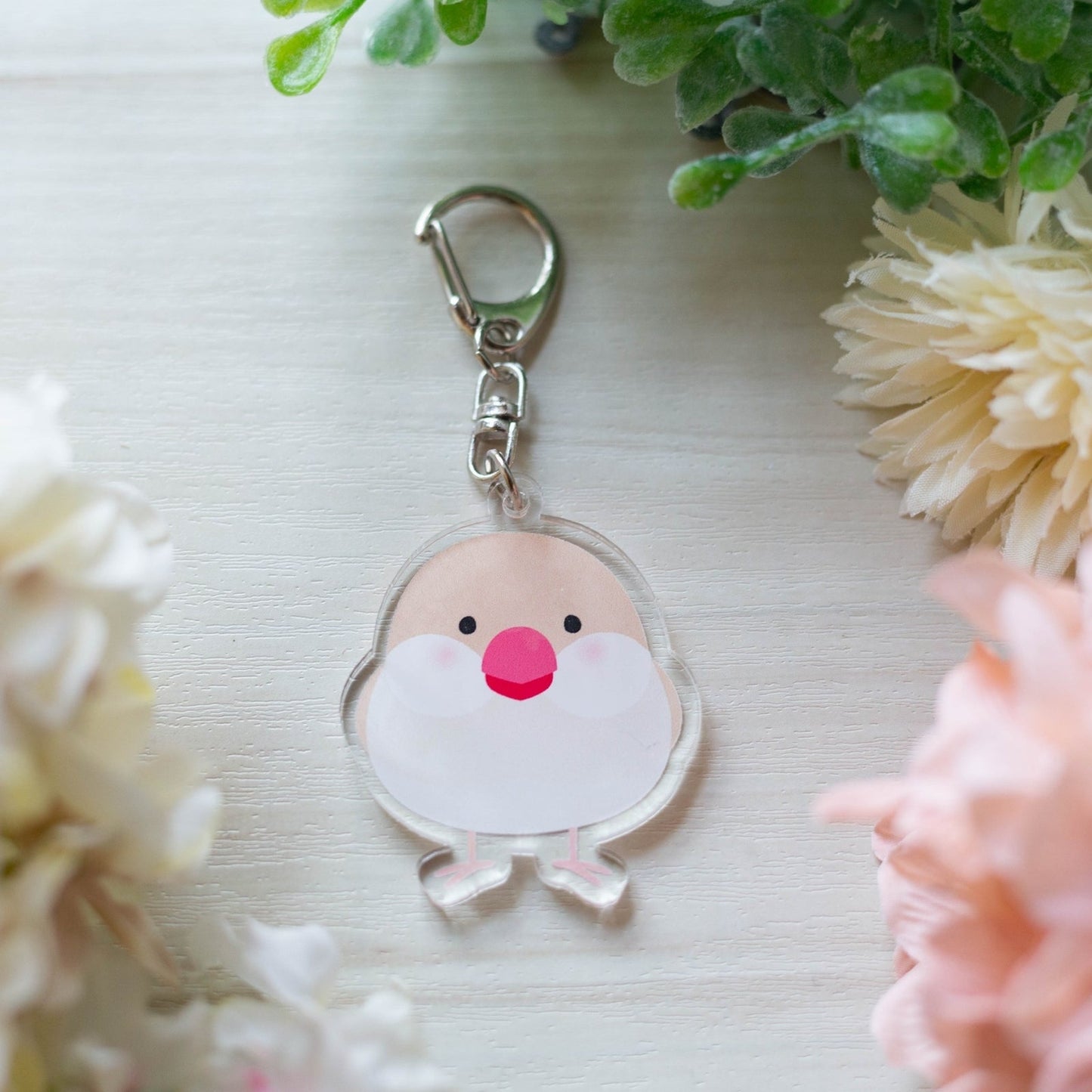 (Made-to-order requests are currently closed. Please wait until we reopen.) Made-to-Order Java Sparrow Acrylic Key Holder