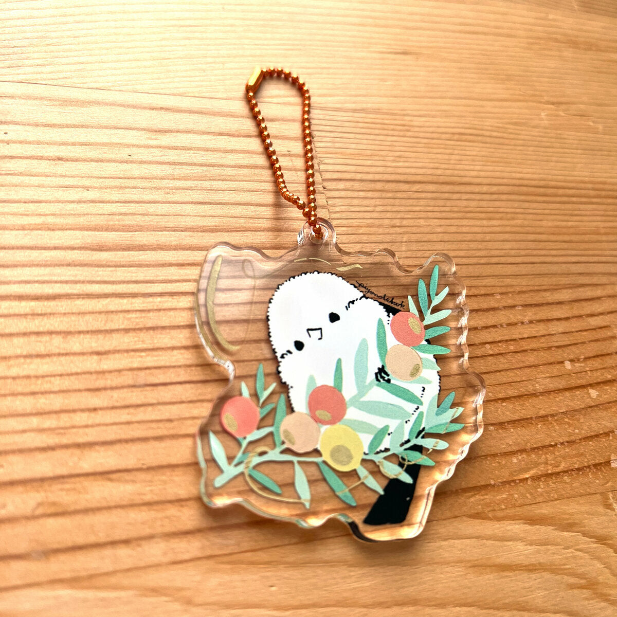 (Made-to-order requests are currently closed. Please wait until we reopen.) Made-to-Order Long-tailed Tit Acrylic Key Holder