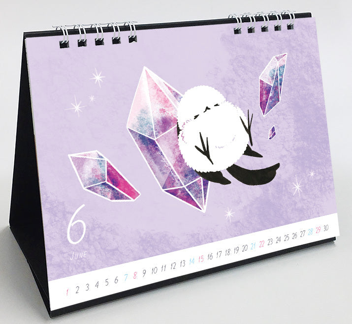 (PRE-ORDER) 2025 Long-tailed Tit Desk Calendar