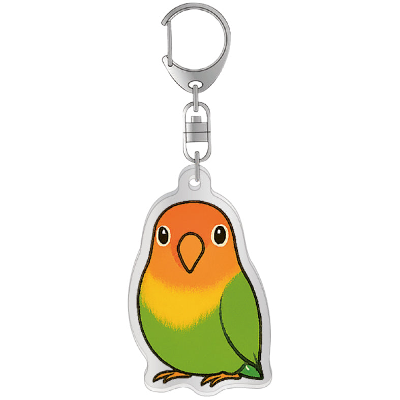 (Made-to-order requests are currently closed. Please wait until we reopen.) Made-to-Order Lovebird Acrylic Key Holder