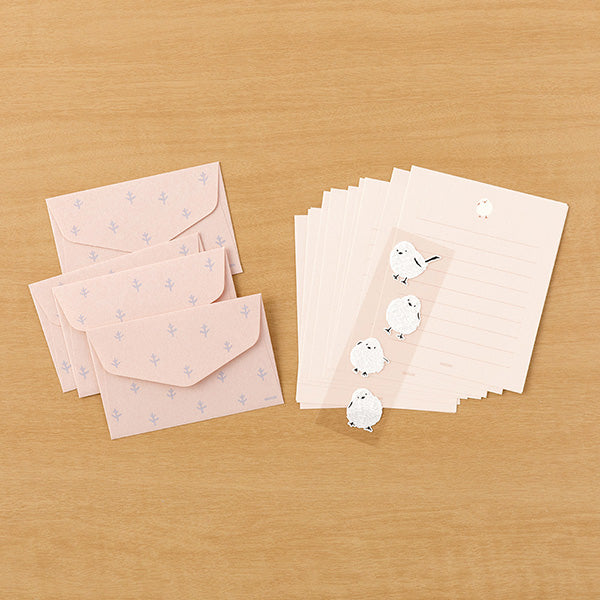 Long-tailed Tit Mini Letter Set with Stickers