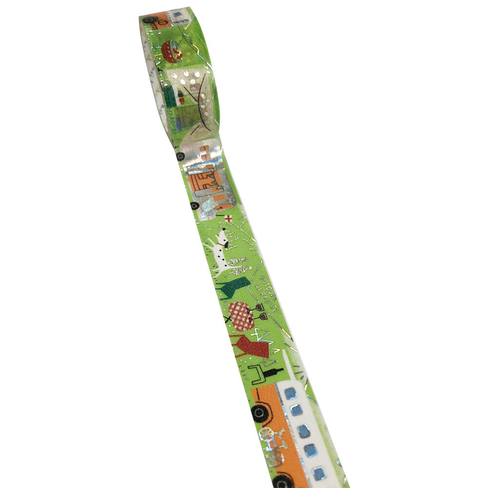 Camping Glitter Japanese Washi Tape Masking Tape