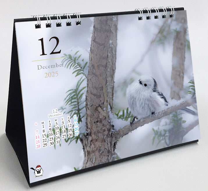 2025 Long-tailed Tit Four Season Desk Calendar