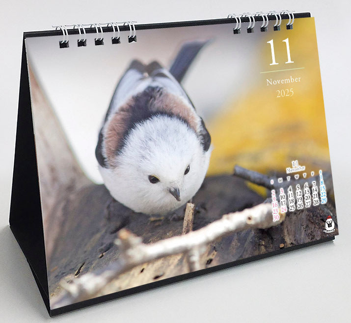 2025 Long-tailed Tit Four Season Desk Calendar