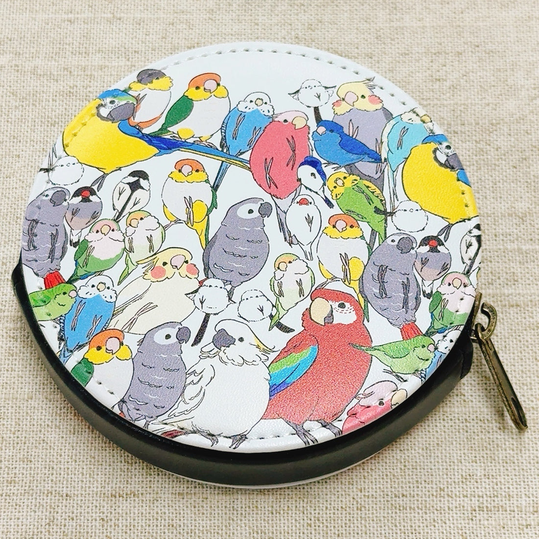 Many Birds Coin Purse Pouch