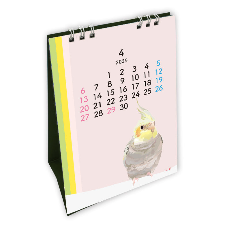 2025 Beautiful Birds Desk Calendar