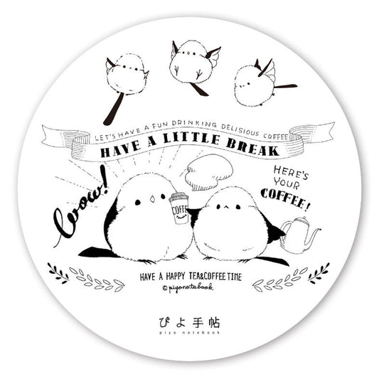 Made-to-Order Long-tailed Tit Acrylic Coaster – Order by Nov. 19, 2025/ Estimated Shipping Date: Mid Dec. 2025