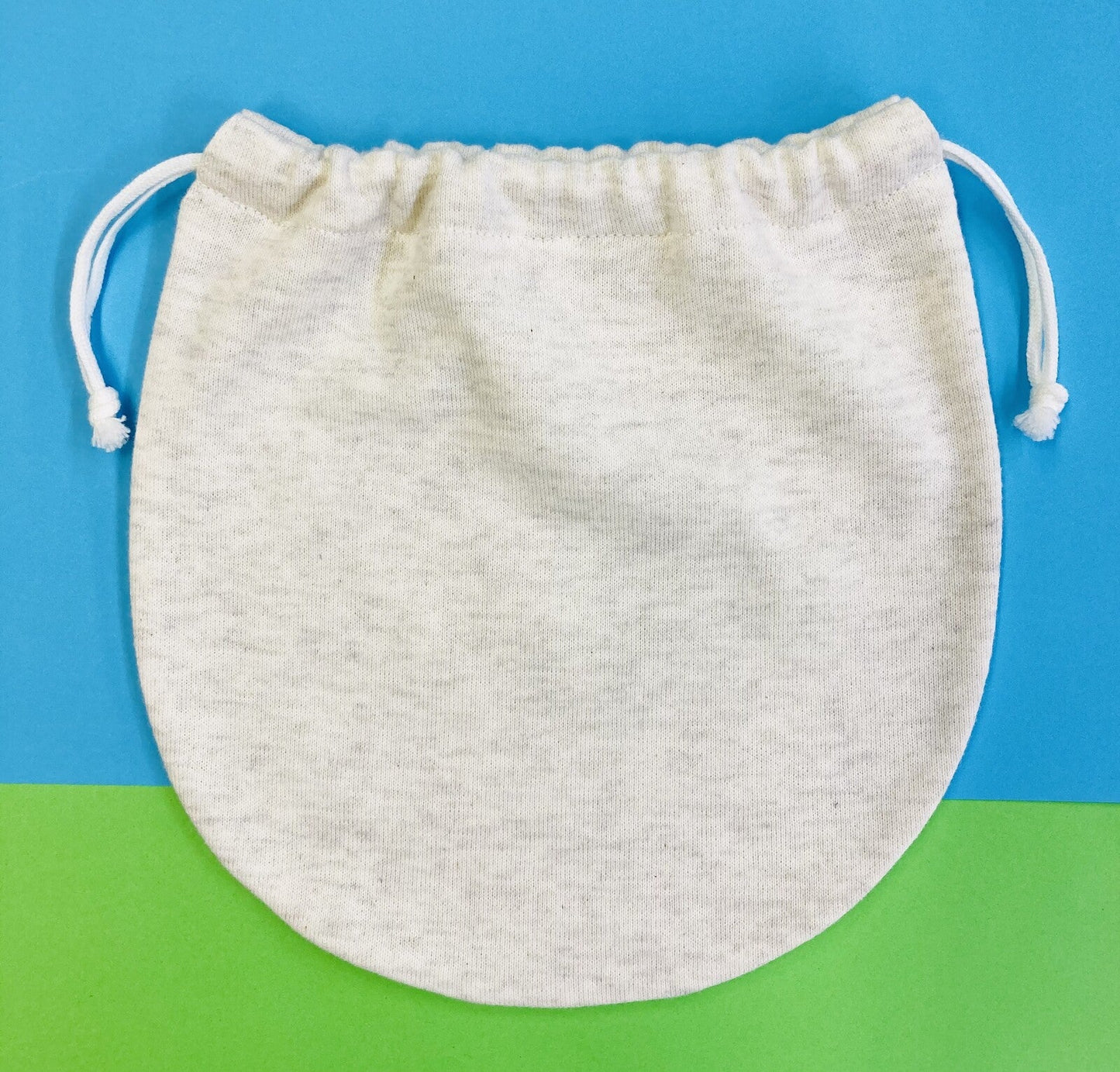 Budgie & Flower Drawstring Bag