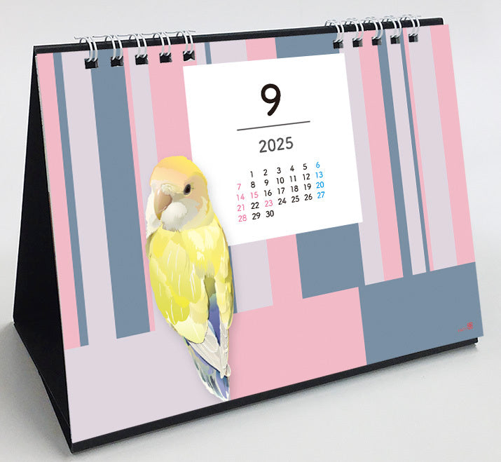 2025 Beautiful Birds Desk Calendar