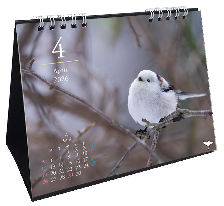2026 Long-tailed Tit Desk Calendar