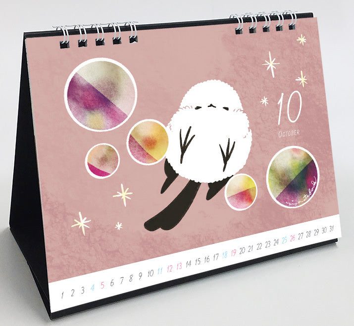 (PRE-ORDER) 2025 Long-tailed Tit Desk Calendar