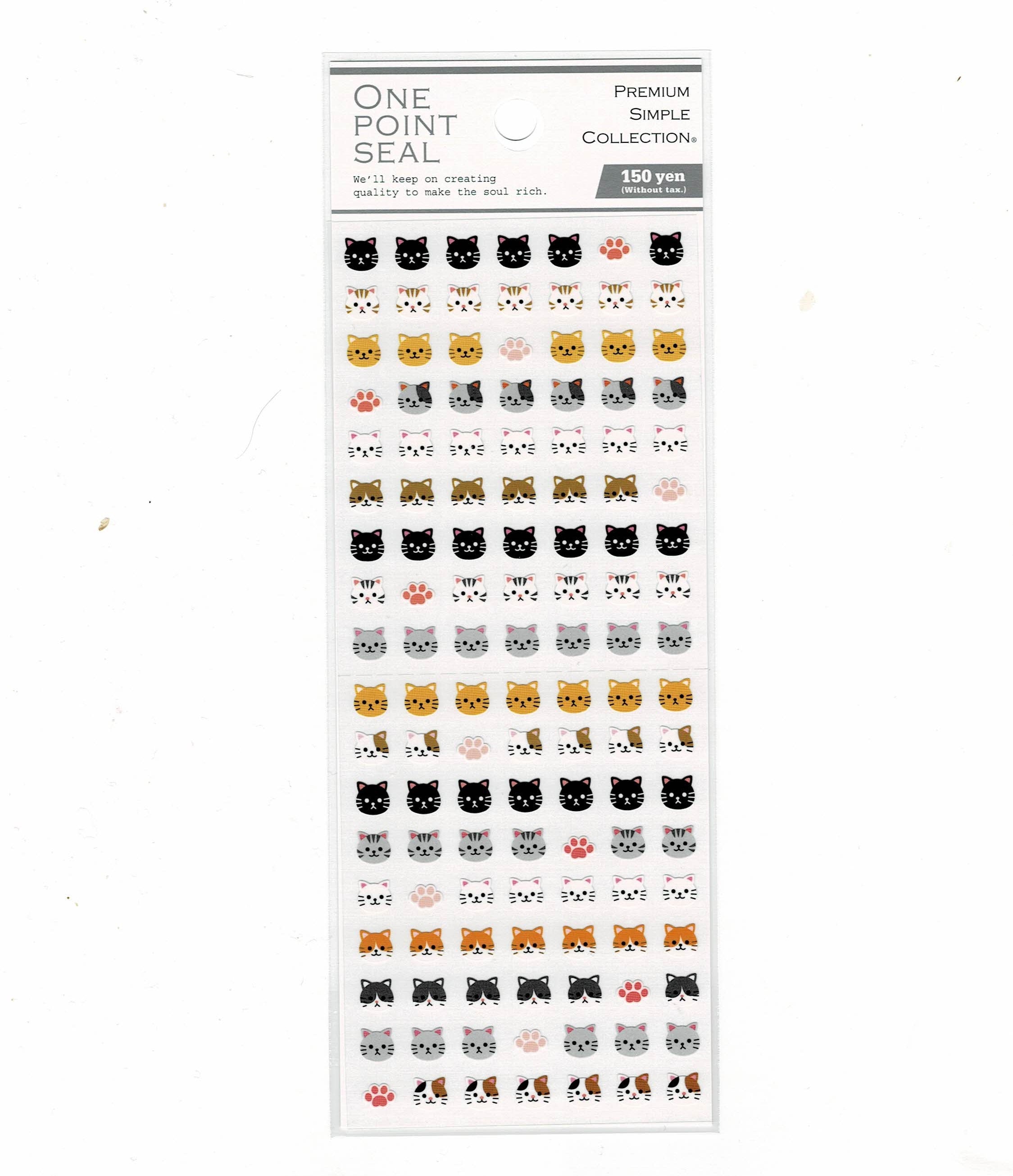 Cat One Point Stickers – Sweet Birdie Boutique International