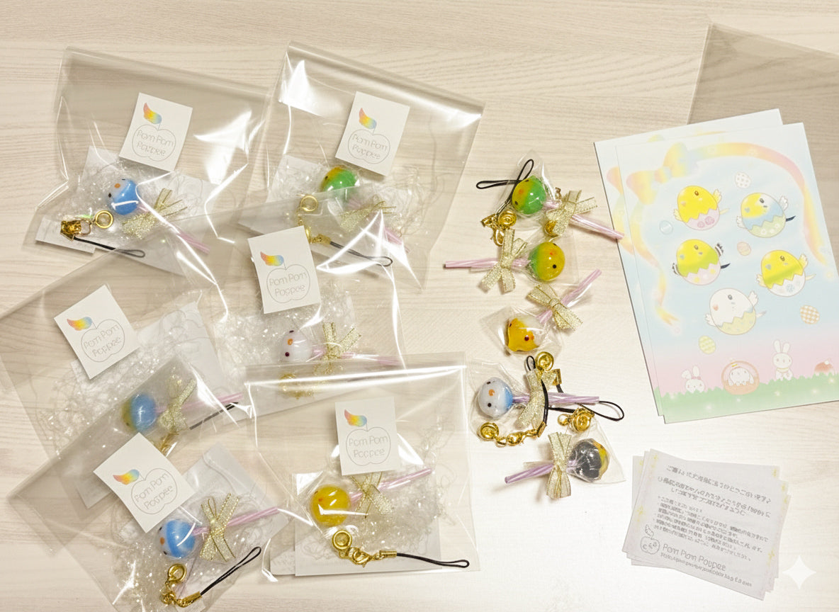 Budgie Resin Charm – Lollipop Style - Sweet Birdie Boutique International