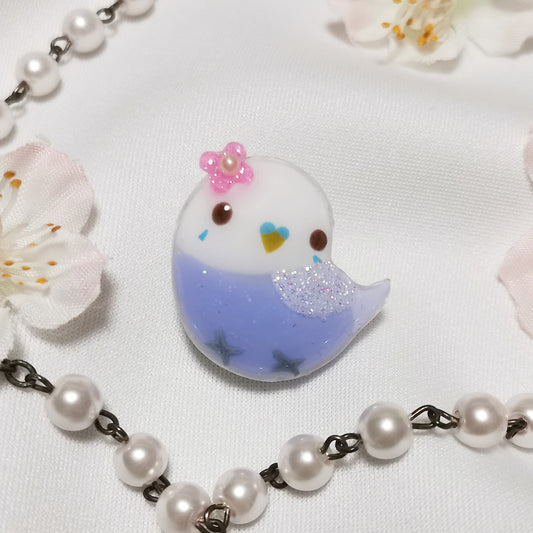 Budgie Pin Brooch