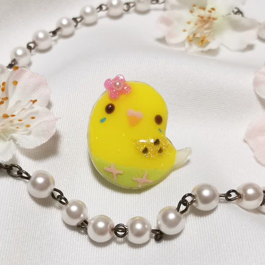 Budgie Pin Brooch