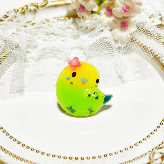 Budgie Pin Brooch