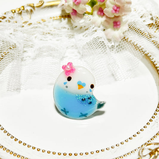 Budgie Pin Brooch