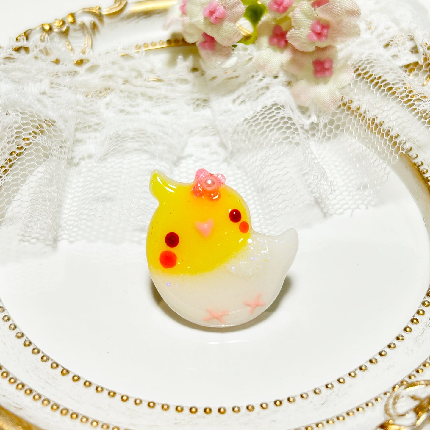 Cockatiel Pin Brooch