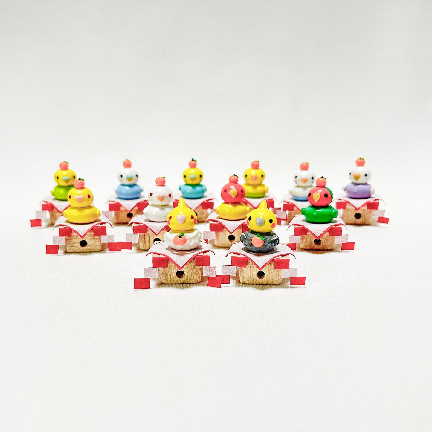 Kagami Mochi Lovebird Miniature