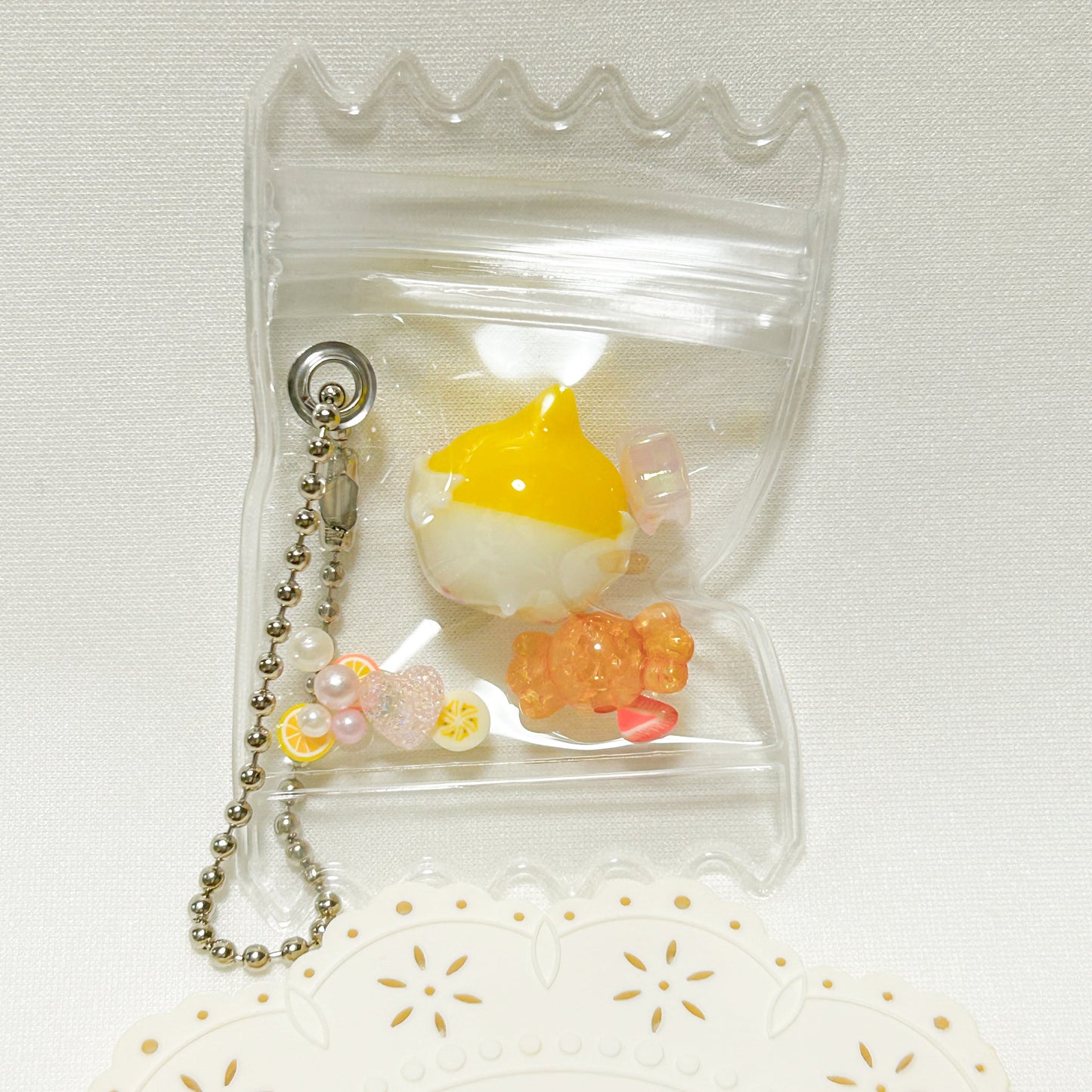 Cockatiel Candy Bag Shaker Charm