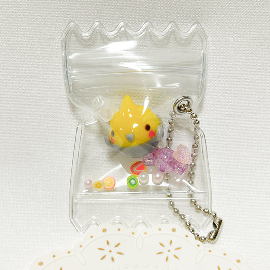 Cockatiel Candy Bag Shaker Charm