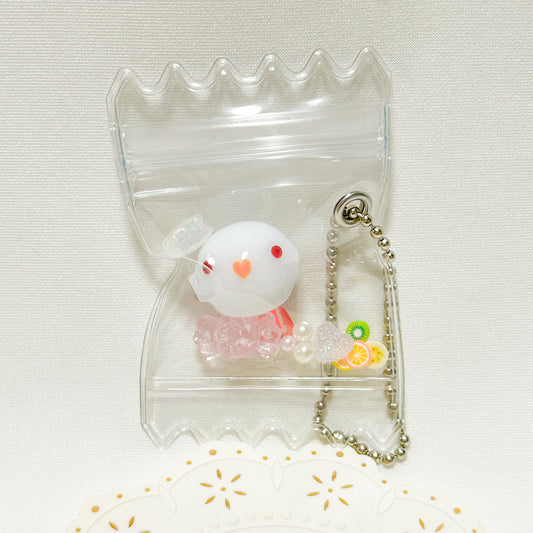 Budgie Candy Bag Shaker Charm