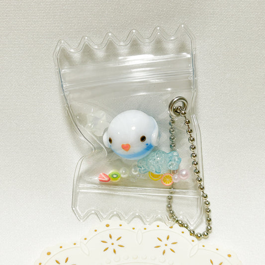 Budgie Candy Bag Shaker Charm