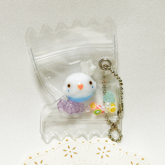 Budgie Candy Bag Shaker Charm