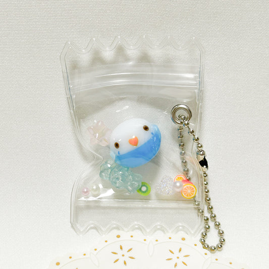 Budgie Candy Bag Shaker Charm