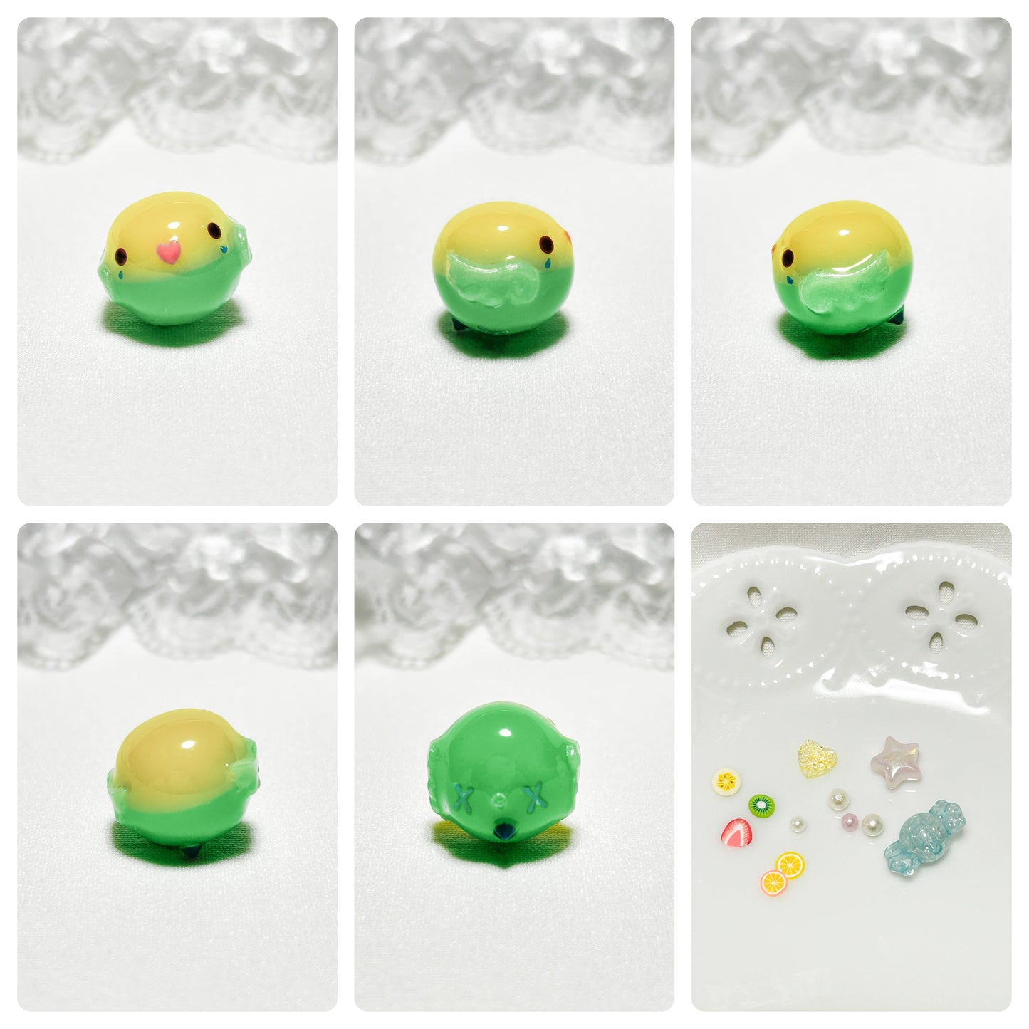 Budgie Candy Bag Shaker Charm